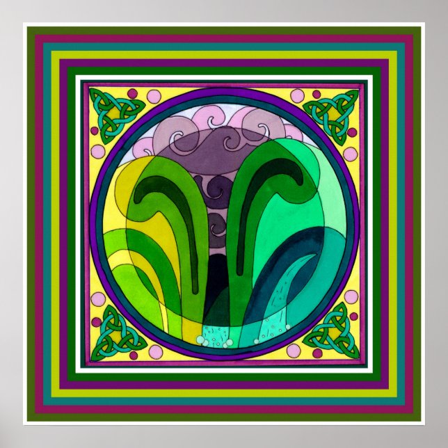 Samlar in Storm-utskrift Poster (Framsidan)