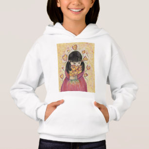 Samlar Kärlek Hearts Art Hoodie Sweatshirt T Shirt
