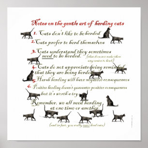 Samlare Cats konst Poster