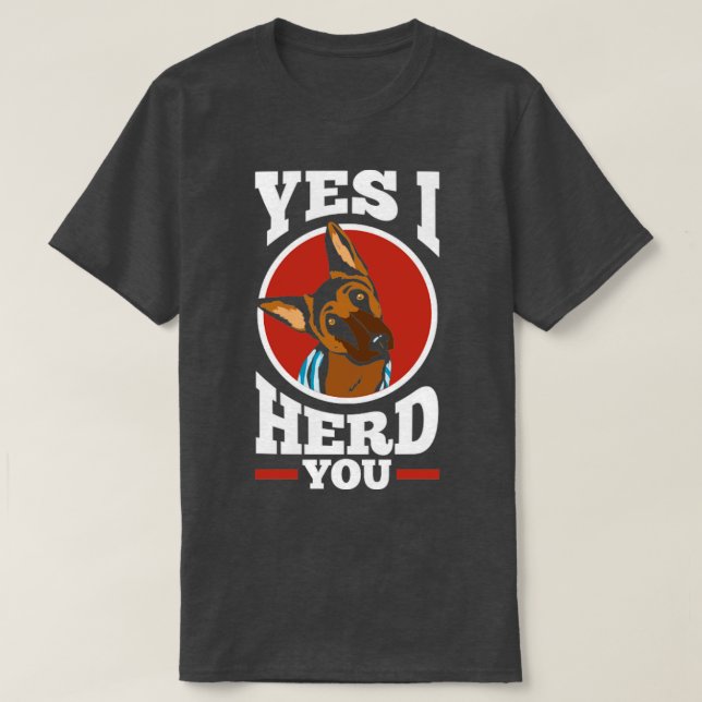Samlare Hundar German Kung Shepherd Ja... T Shirt (Design framsida)