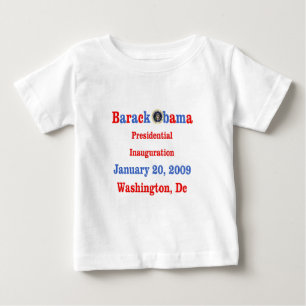 Samlarear för Obama invigningsouvenir T Shirt