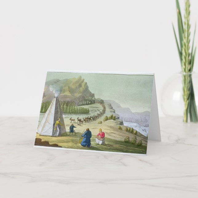 Samlarerenen, Lapland, pläterar 47 från 'Le Costu Helgkort (Framsida)