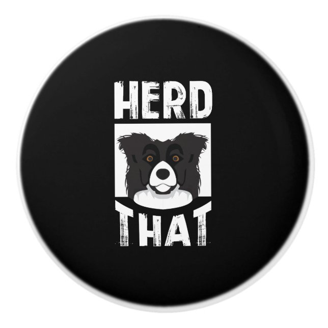 Samlas att hunden för älskare för gränsColliegåvan Knopp (Framsidan)