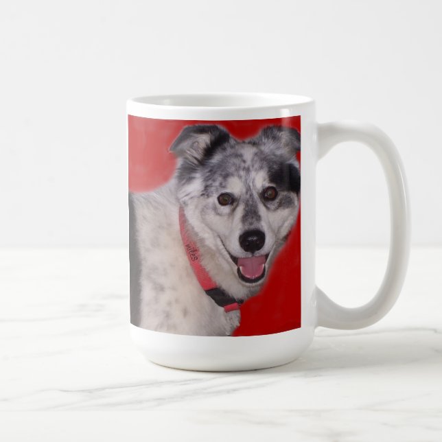 Samlas hundar gå för Miles Kaffemugg (Höger)