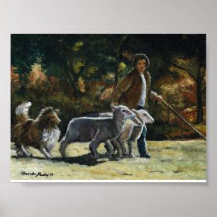 Samlas hundkonsttrycket poster