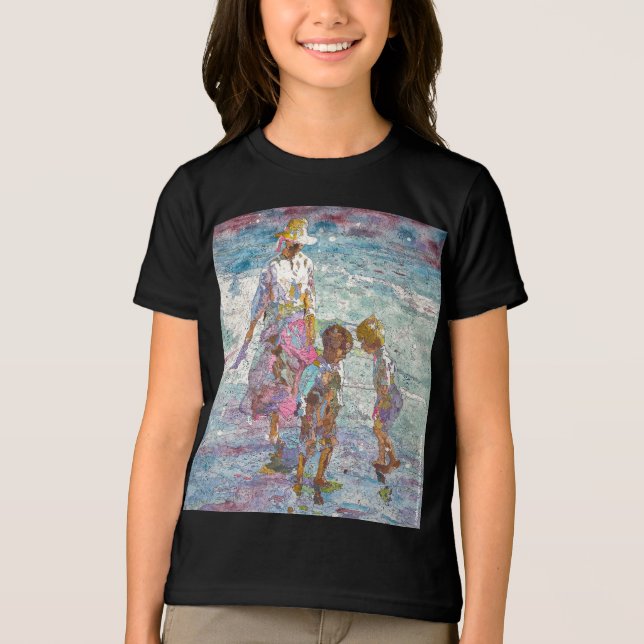 Samlat ljus © – Tri‑Blend finarte-shirt T Shirt (Framsida)