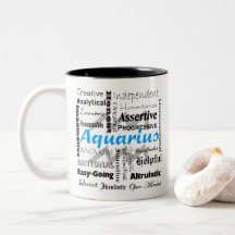 Samling av akvarius zodiakastrologi