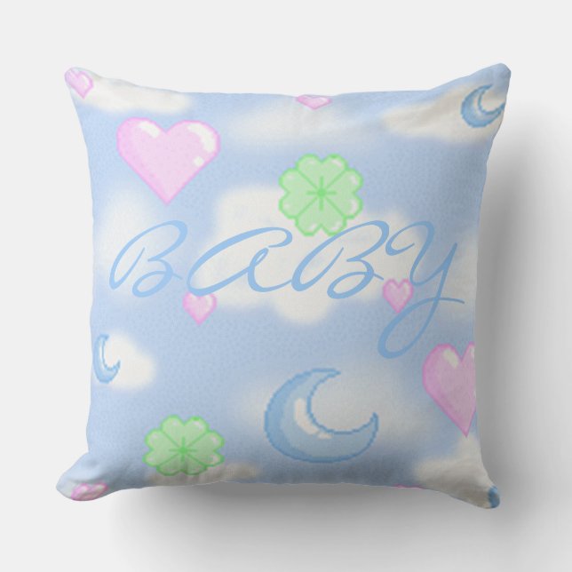 SAMLING AV baby KÄRLEK Kudde (Framsida)