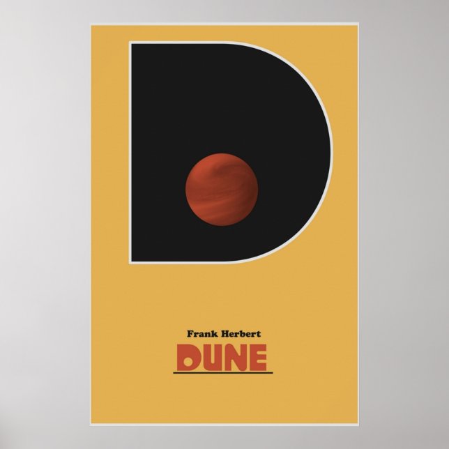 Samling av Dune Scifi-design Poster (Framsidan)