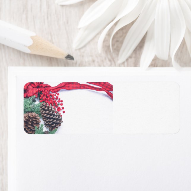 Samling av Gräs Returadress Etikett (Insitu)