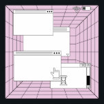 Samling av inslag i användargränssnittet. Cyberpun Poster<br><div class="desc">Samling av inslag i användargränssnittet. Cyberpunk- och ångvågsestetik för 80-talets fönster,  90-tal,  dator,  pop,  retro,  rosa,  skärm,  ångvåg,  80-tal,  app,  konst,  söt,  decor,  ikon,  gränssnitt,  lastning,  stil,  ui,  1990,  bakgrund,  vintage,  illustration,  retro, </div>