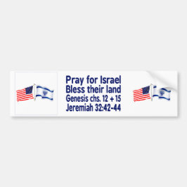 Samling av israeliska och amerikanska flaggor bildekal