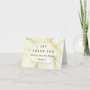 Samling av marble Effect Bröllop Tack Kort