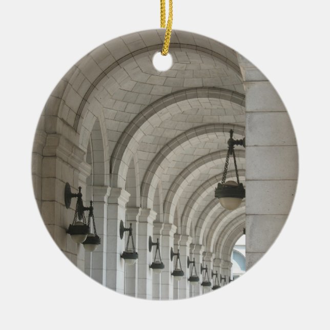 Samling av prydnadsföremål för Washington DC Julgransprydnad Keramik (Framsidan)