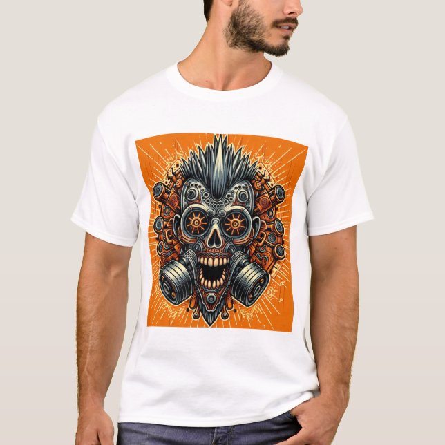 Samling av stamSKULL T Shirt (Framsida)