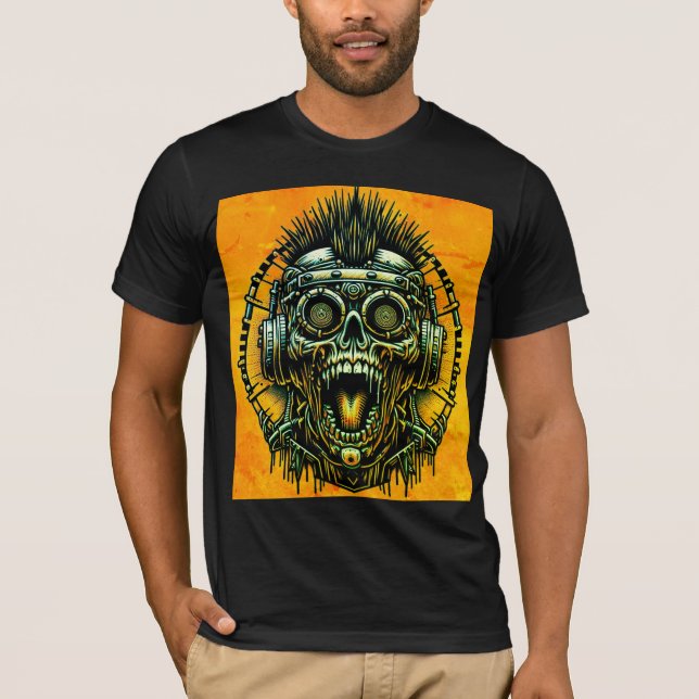 Samling av stamSKULL T Shirt (Framsida)