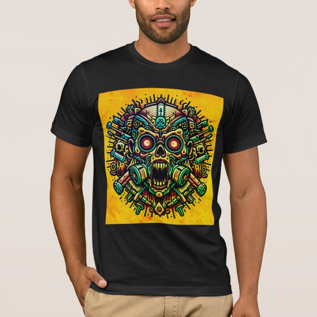 Samling av stamSKULL T Shirt (Framsida)