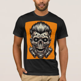 Samling av stamSKULL T Shirt