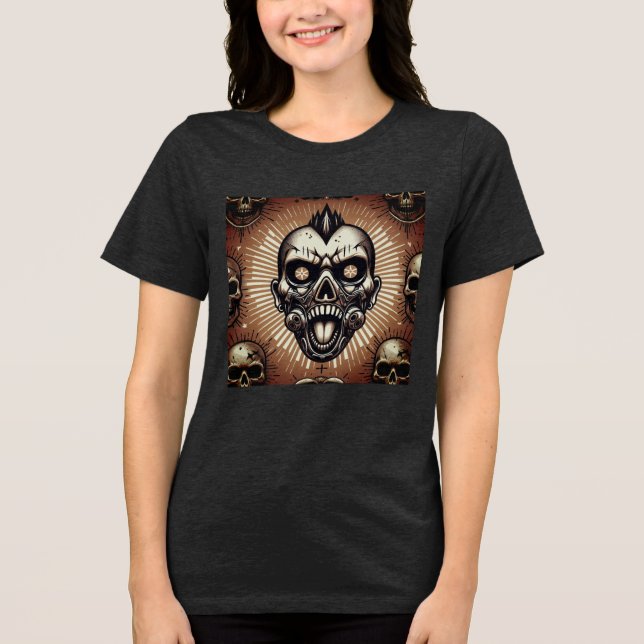 Samling av stamSKULL T Shirt (Framsida)