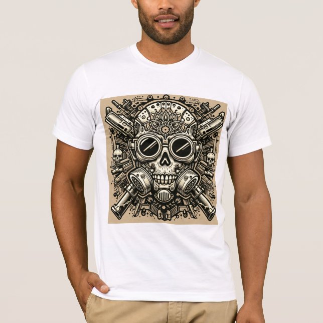 Samling av stamSKULL T Shirt (Framsida)
