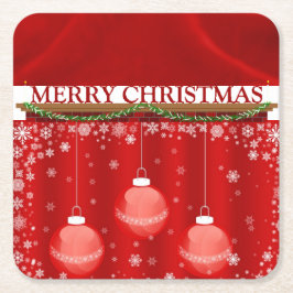 SAMLING AV SUZANNE ELIZABETH CHRISTMAS UNDERLÄGG PAPPER KVADRAT