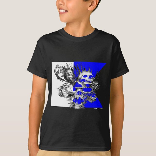 Samling för alfabetiskflaggadykare t shirt (Framsida)