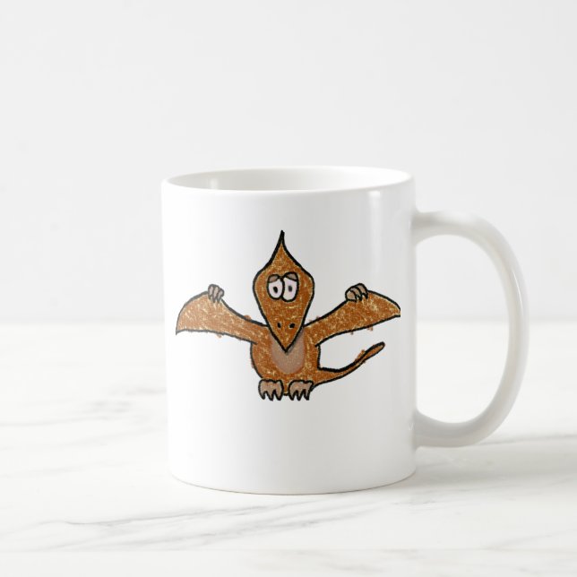 Samling för CrayonPterodactylDinosaur Kaffemugg (Höger)