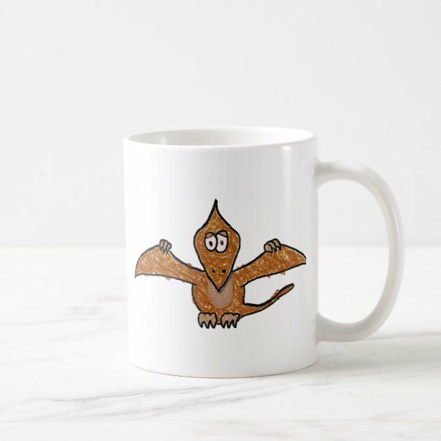Samling för CrayonPterodactylDinosaur Kaffemugg (Höger)