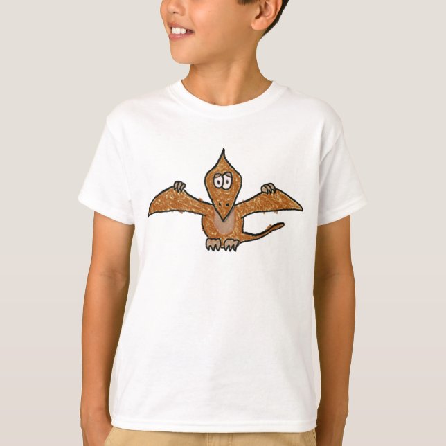 Samling för CrayonPterodactylDinosaur T-shirt (Framsida)