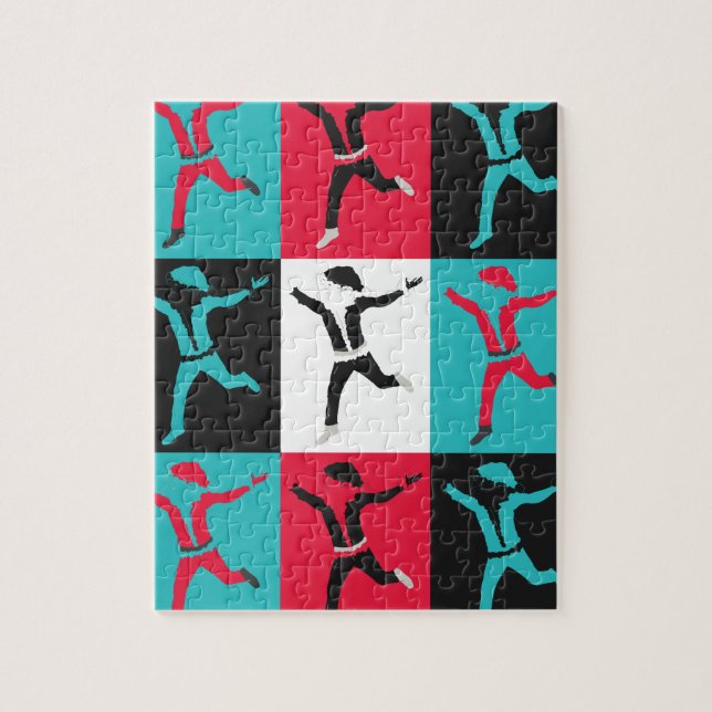 Samling för konst för popSanta jul Pussel (Vertikal)