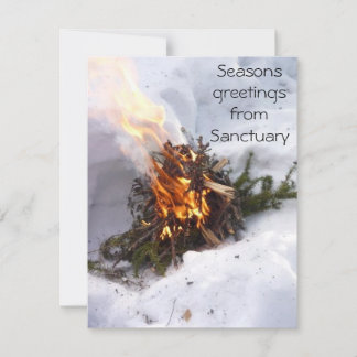 Samling för kort för Yule julhälsning