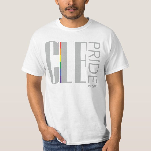 Samling för POPGAY-designpride - CLE T-shirt (Framsida)