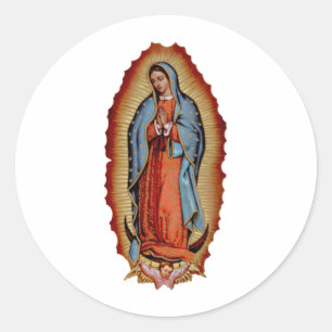 SAMLING FÖR VIRGEN DE GUADALUPE RUNT KLISTERMÄRKE