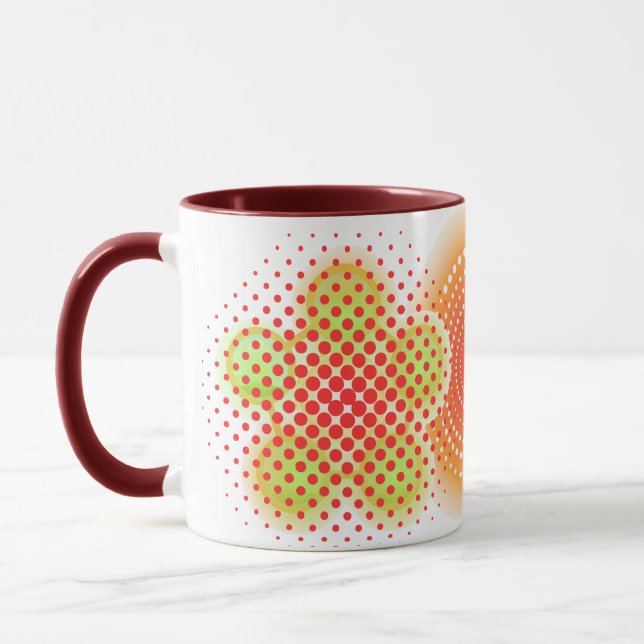 Samling med Vibrant Circles Combo Mugg (Vänster)