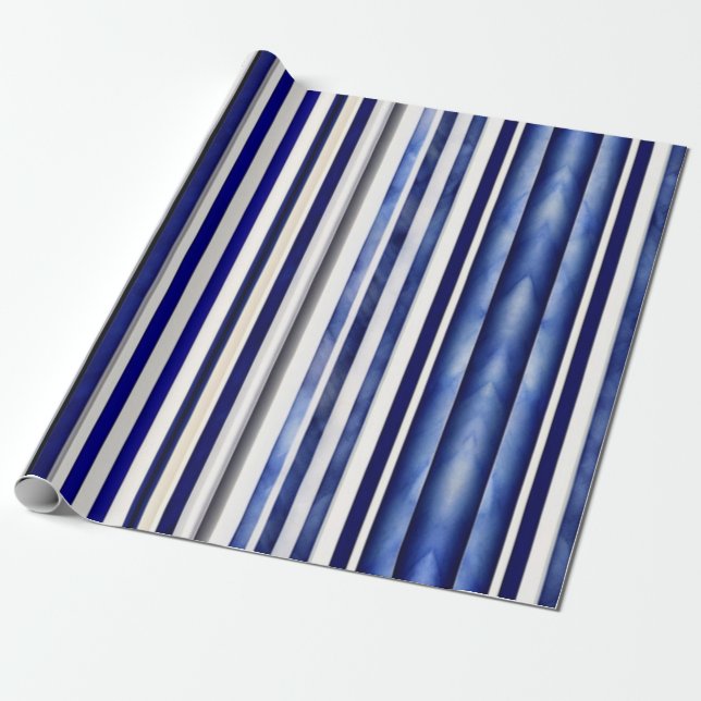 Samlingen av den moderna flottan Blue Boat Rand Presentpapper (Utrullad)