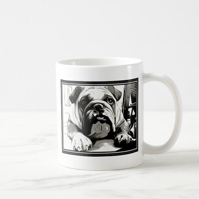 Samlingen "för engelsk bulldogg" kaffemugg (Höger)