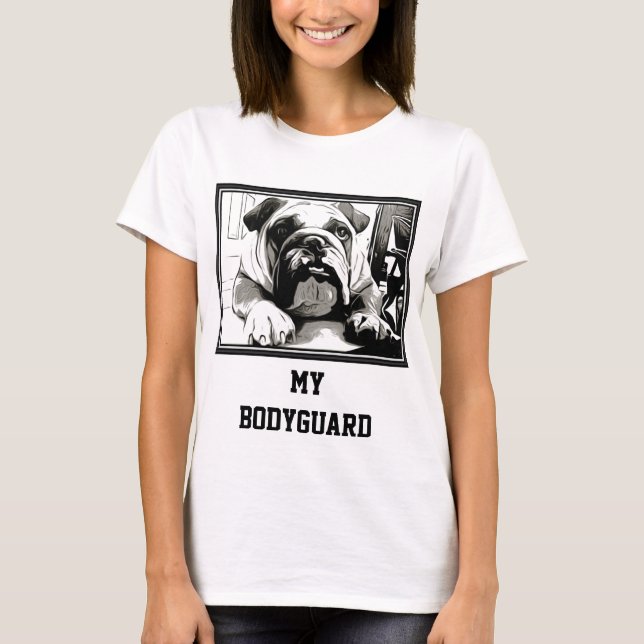 Samlingen "för engelsk bulldogg" tee (Framsida)
