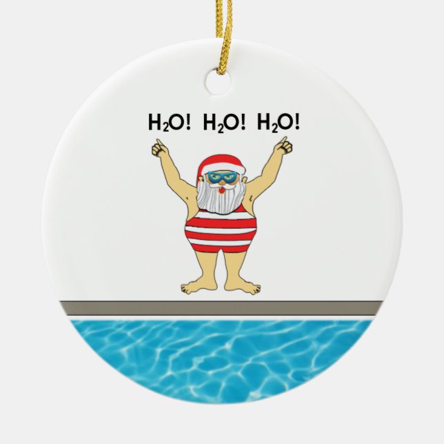 Samlingsbar swimming -Crice Ornament (Framsidan)