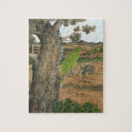 Samlingschip i eucalyptus-träd Pussel
