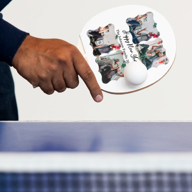 Samlingsfoto för Personlig Gott nytt år Script 4 Pingisracket (Insitu)