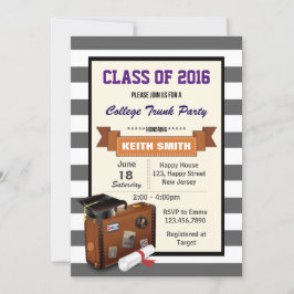 Samlingsgruppssegmentinbjudan. Studentfest Inbjudningar