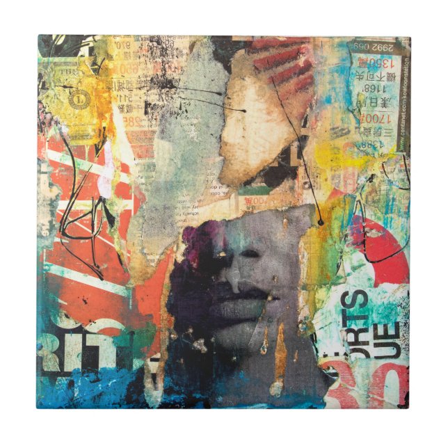 Samlingshuvud Kakelplatta (Framsidan)