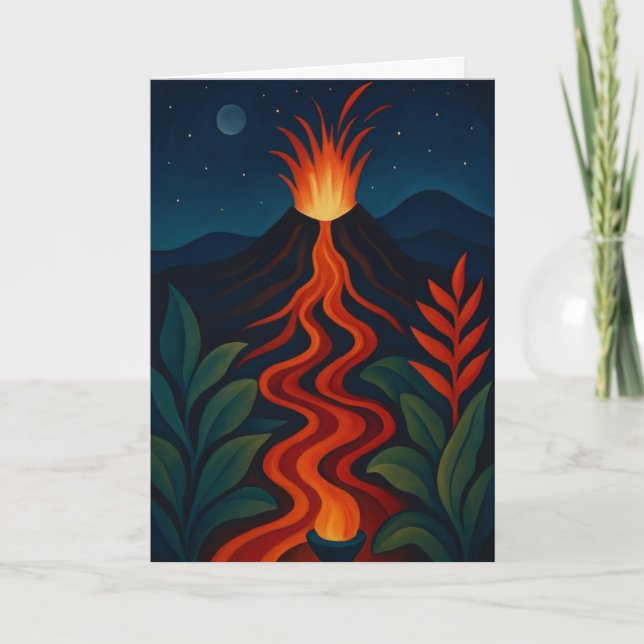 Samlingskort Glöd Utö Greeting Card Kort (Framsida)