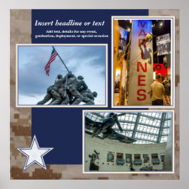 Samlingssida för militär skrapbok poster