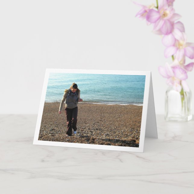 Samlingsstenar på strand kort (Orkide)
