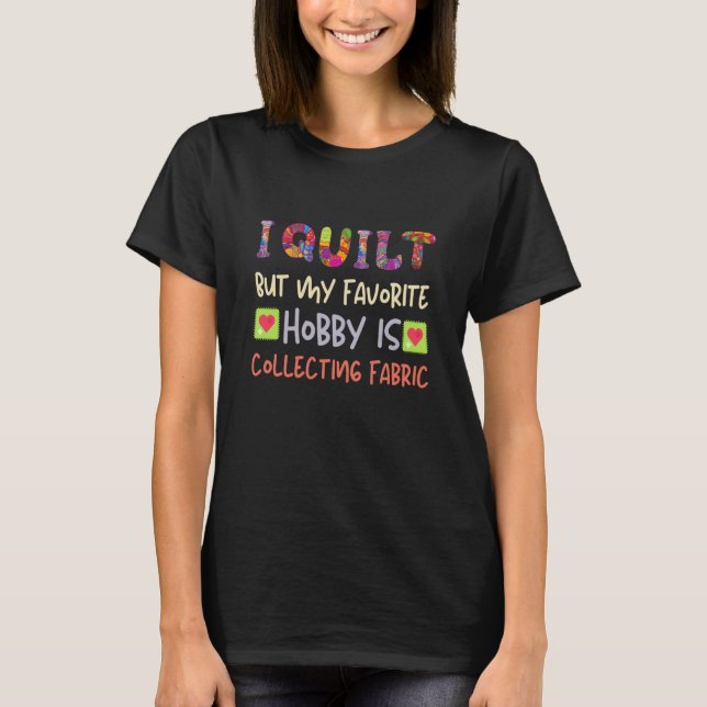 Samlingstyg Hobby Sy Quiltning Quilt för  T Shirt (Framsida)