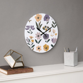 Samlingsvektorer blommor Kastkudde Stor Klocka