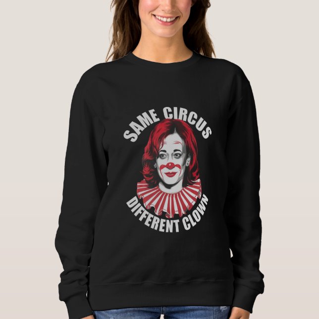 Samma cirkus annan clown Anti Kamala 2024 T Shirt (Framsida)