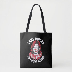 Samma cirkus annan clown Anti Kamala 2024 Tygkasse