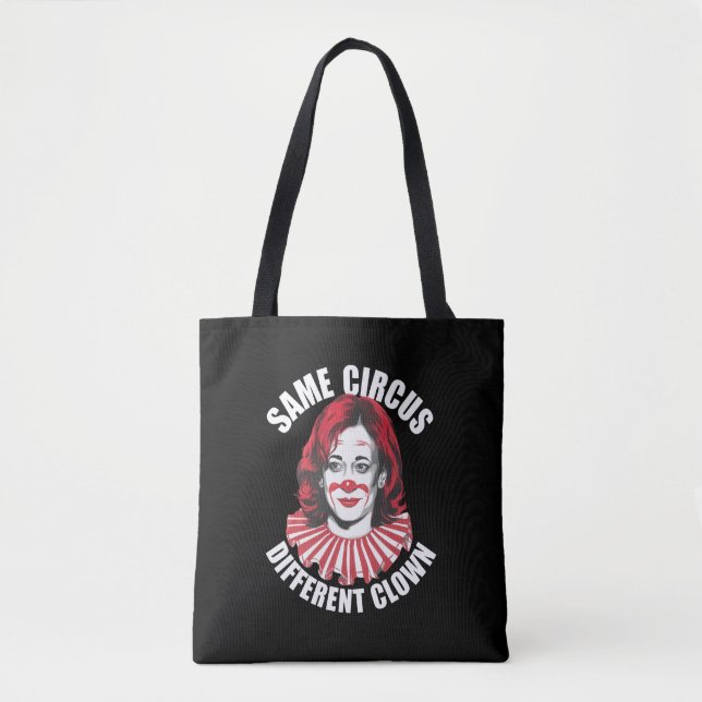Samma cirkus annan clown Anti Kamala 2024 Tygkasse (Framsida)